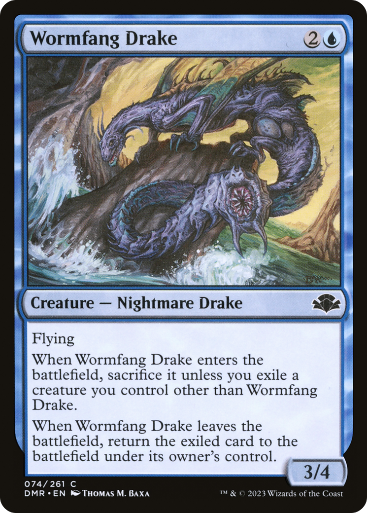 Wormfang Drake [Dominaria Remastered] | Gamer Loot