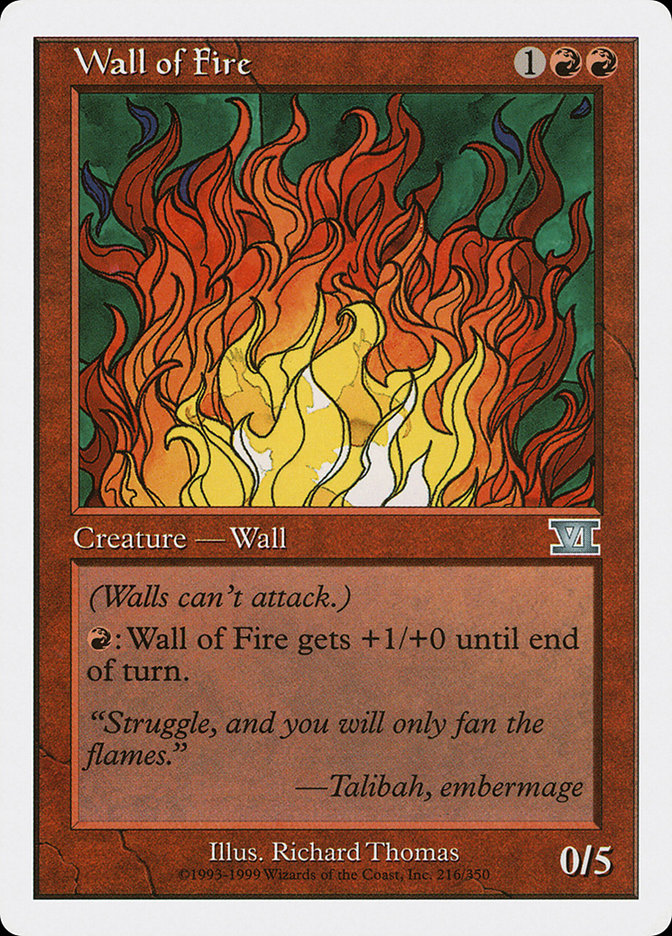 Wall of Fire [Classic Sixth Edition] | Gamer Loot