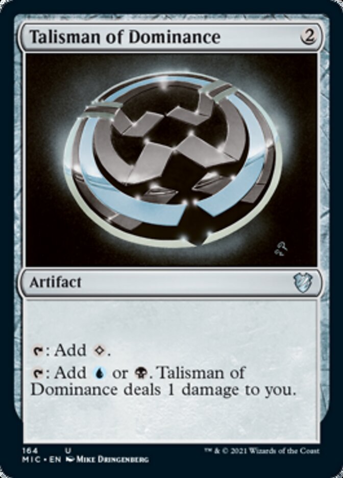 Talisman of Dominance [Innistrad: Midnight Hunt Commander] | Gamer Loot