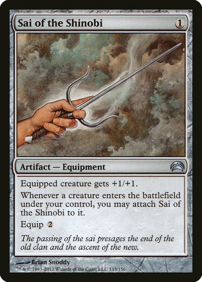 Sai of the Shinobi [Planechase 2012] | Gamer Loot