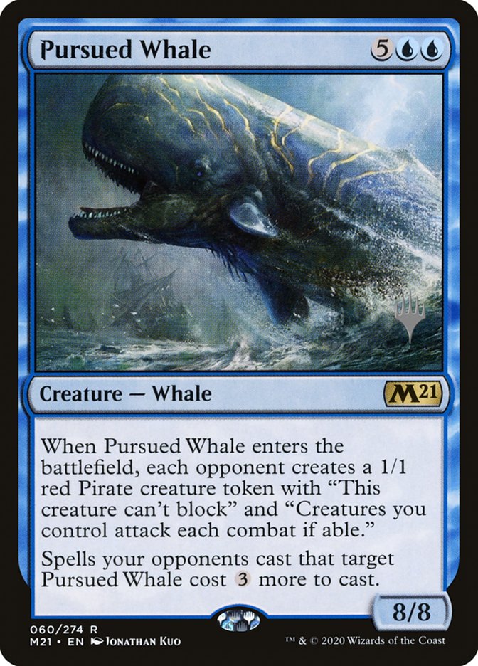 Pursued Whale (Promo Pack) [Core Set 2021 Promos] | Gamer Loot