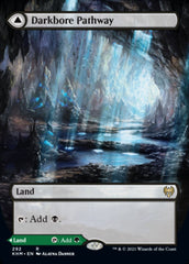 Darkbore Pathway // Slitherbore Pathway (Borderless Alternate Art) [Kaldheim] | Gamer Loot