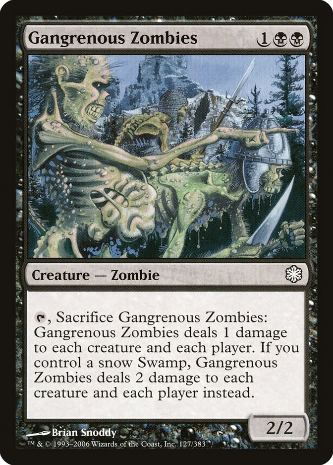 Gangrenous Zombies [Coldsnap Theme Decks] | Gamer Loot