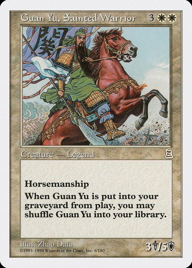 Guan Yu, Sainted Warrior [Portal Three Kingdoms] | Gamer Loot