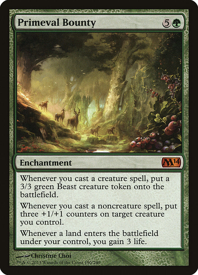 Primeval Bounty [Magic 2014] | Gamer Loot