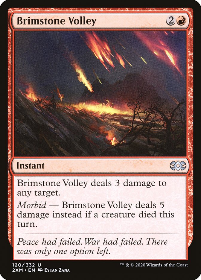 Brimstone Volley [Double Masters] | Gamer Loot