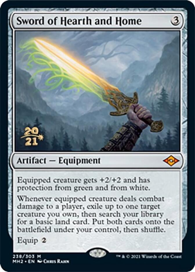 Sword of Hearth and Home [Modern Horizons 2 Prerelease Promos] | Gamer Loot