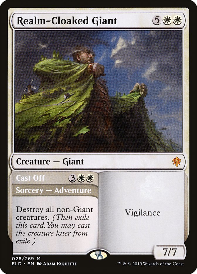 Realm-Cloaked Giant // Cast Off [Throne of Eldraine] | Gamer Loot