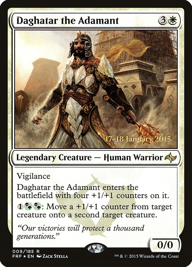 Daghatar the Adamant  [Fate Reforged Prerelease Promos] | Gamer Loot