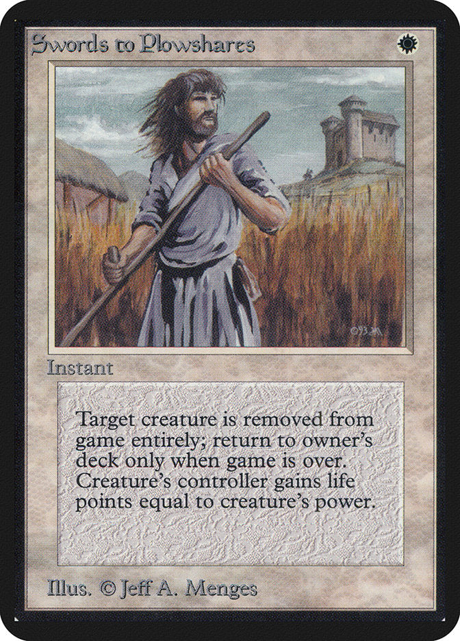 Swords to Plowshares [Limited Edition Alpha] | Gamer Loot