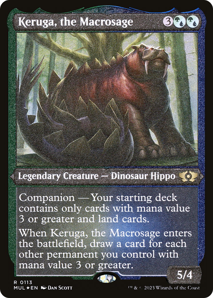 Keruga, the Macrosage (Foil Etched) [Multiverse Legends] | Gamer Loot