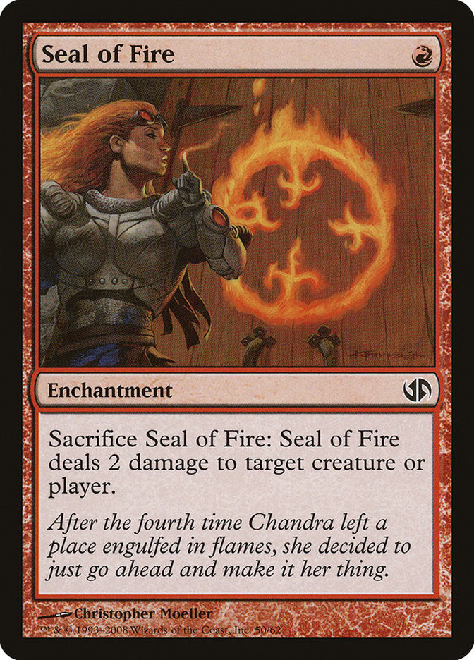 Seal of Fire [Duel Decks: Jace vs. Chandra] | Gamer Loot