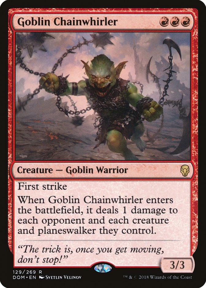 Goblin Chainwhirler [Dominaria] | Gamer Loot