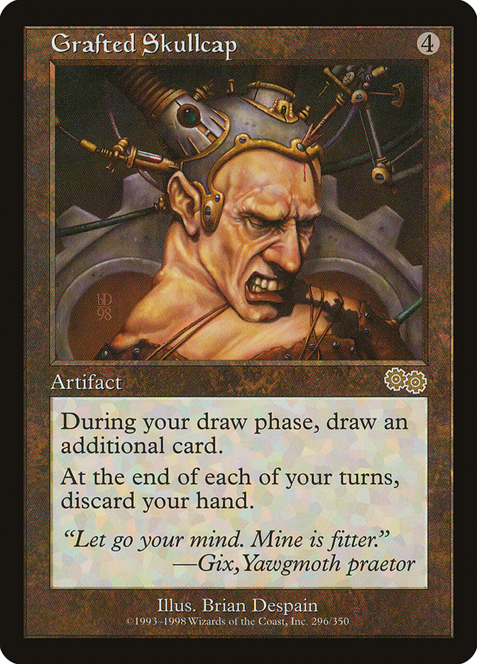 Grafted Skullcap [Urza's Saga] | Gamer Loot