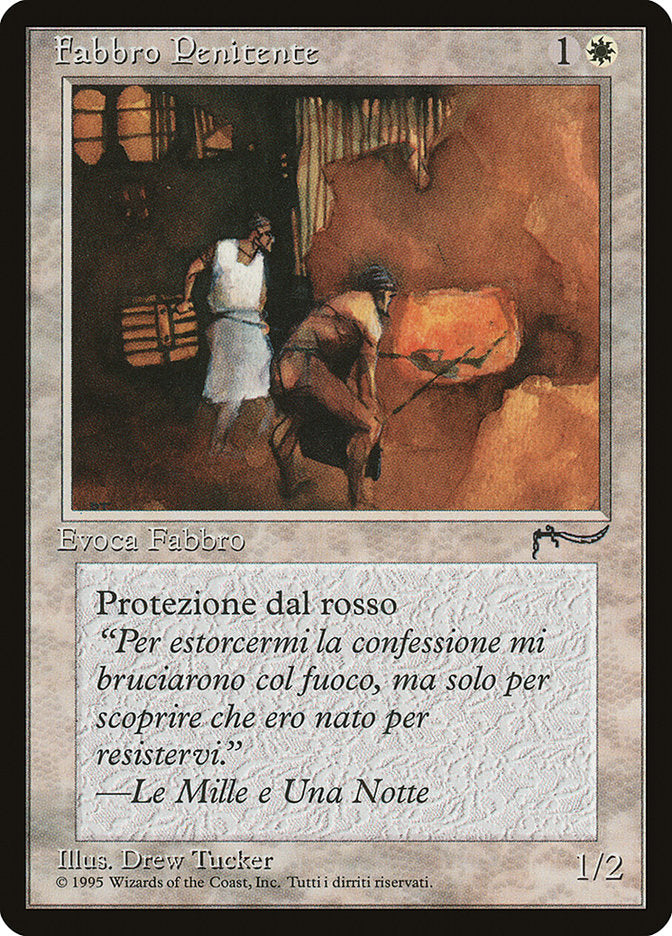 Repentant Blacksmith (Italian) - "Fabbro Penitente" [Rinascimento] | Gamer Loot