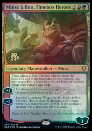 Minsc & Boo, Timeless Heroes [Commander Legends: Battle for Baldur's Gate Prerelease Promos] | Gamer Loot