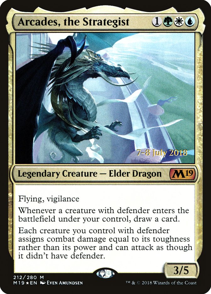 Arcades, the Strategist  [Core Set 2019 Prerelease Promos] | Gamer Loot