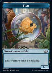 Treasure (013) // Fish Double-sided Token [Streets of New Capenna Tokens] | Gamer Loot