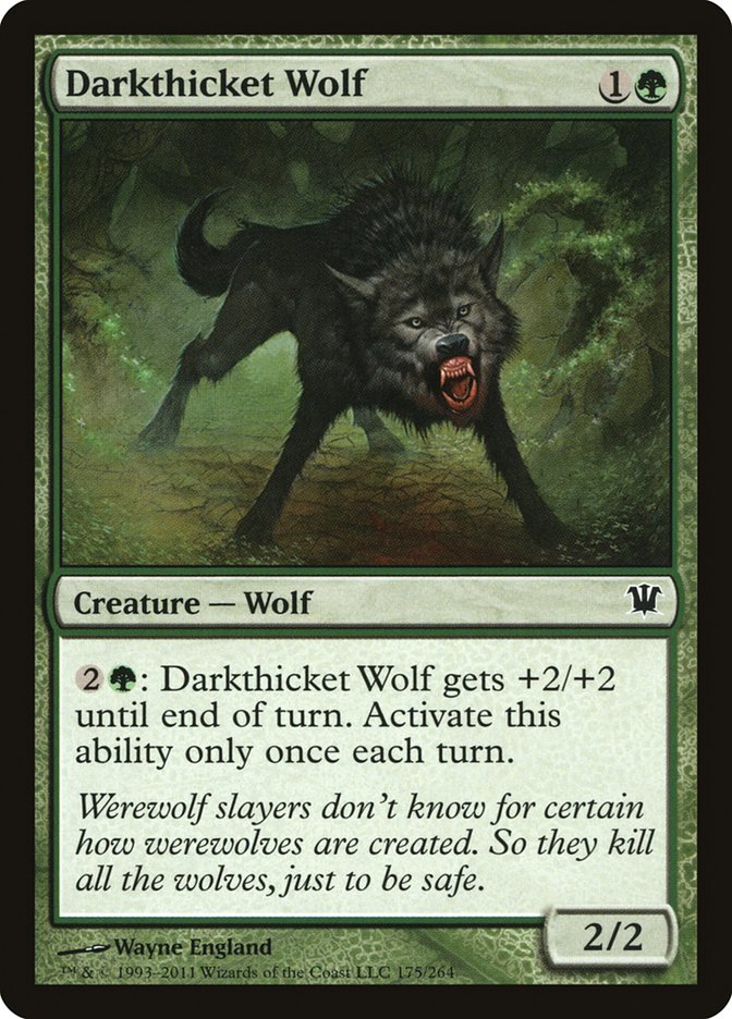 Darkthicket Wolf [Innistrad] | Gamer Loot