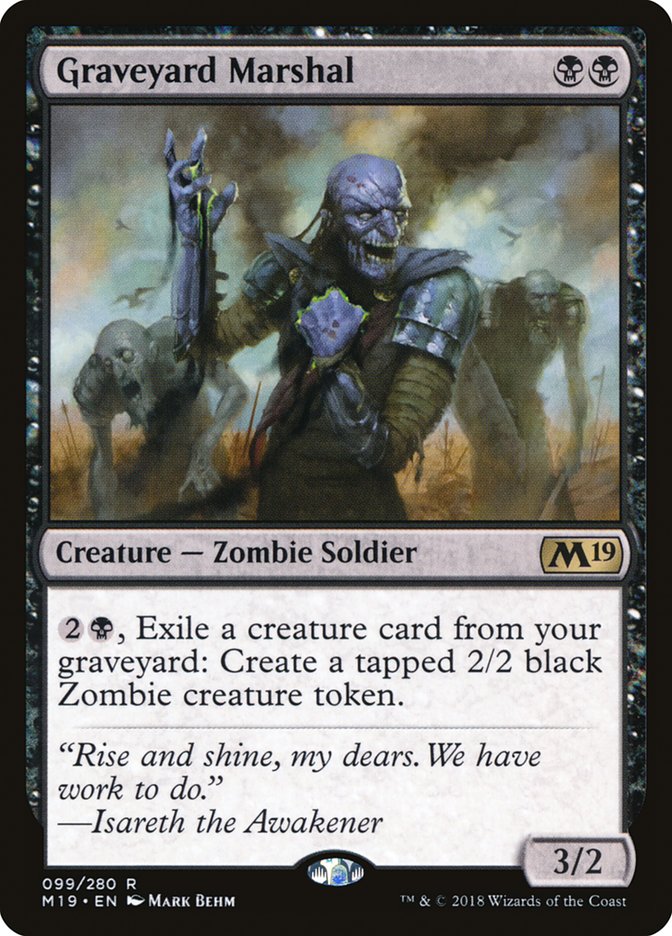 Graveyard Marshal [Core Set 2019] | Gamer Loot