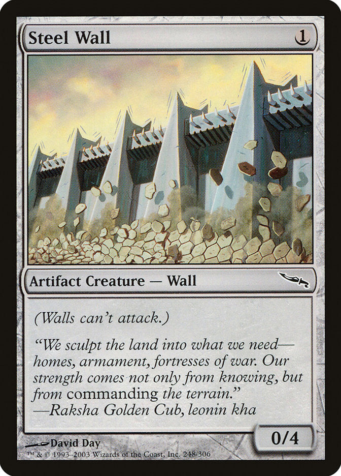 Steel Wall [Mirrodin] | Gamer Loot