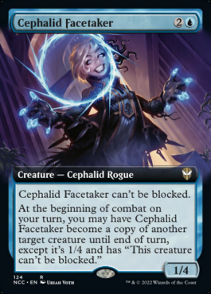 Cephalid Facetaker (Extended Art) [Streets of New Capenna Commander] | Gamer Loot