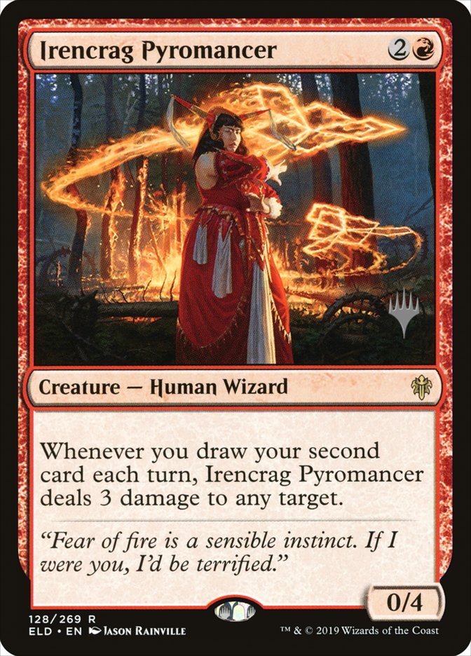 Irencrag Pyromancer (Promo Pack) [Throne of Eldraine Promos] | Gamer Loot