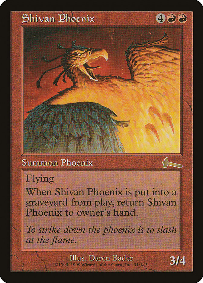 Shivan Phoenix [Urza's Legacy] | Gamer Loot