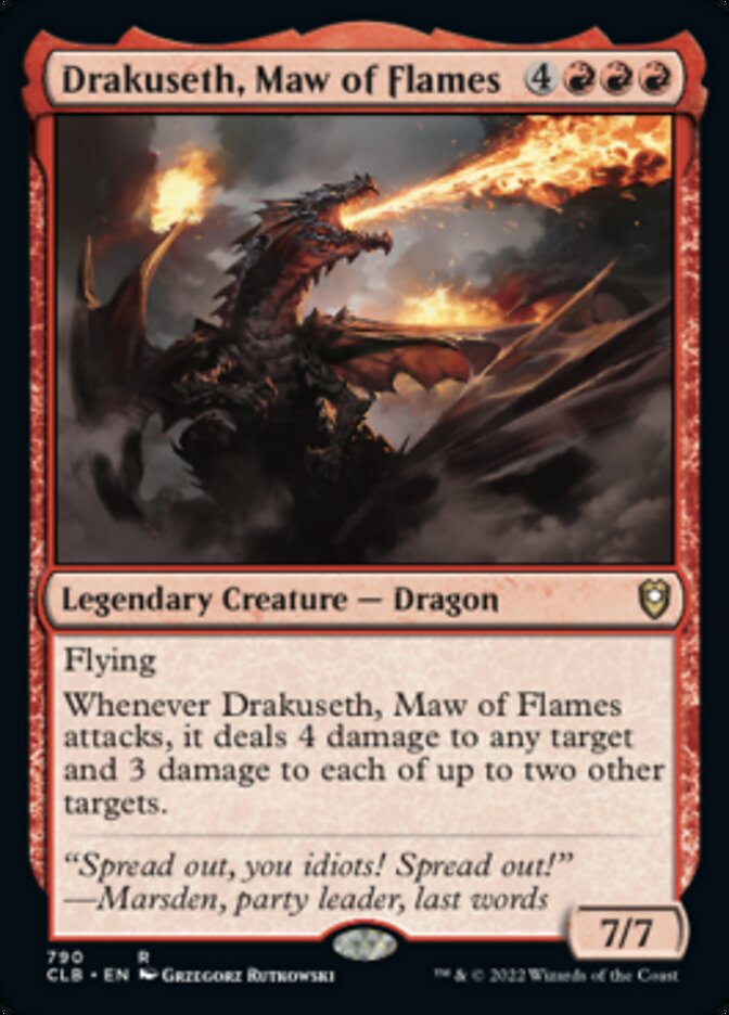 Drakuseth, Maw of Flames [Commander Legends: Battle for Baldur's Gate] | Gamer Loot