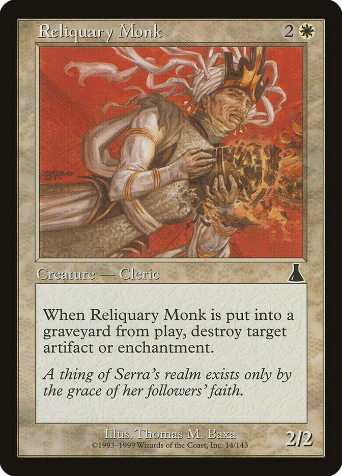 Reliquary Monk [Urza's Destiny] | Gamer Loot