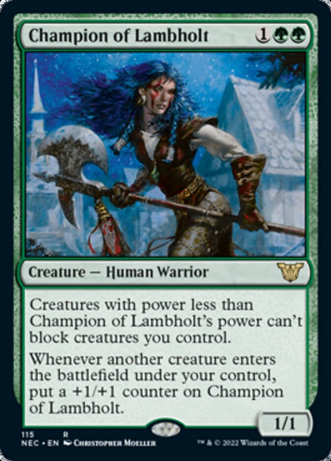 Champion of Lambholt [Kamigawa: Neon Dynasty Commander] | Gamer Loot