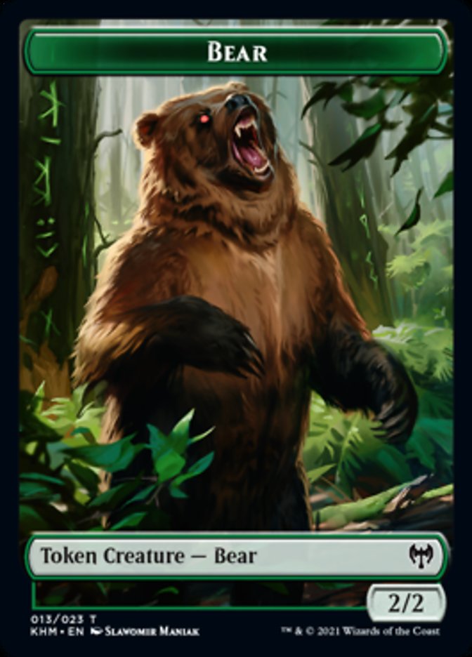 Bear [Kaldheim Tokens] | Gamer Loot