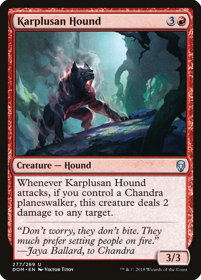 Karplusan Hound [Dominaria] | Gamer Loot