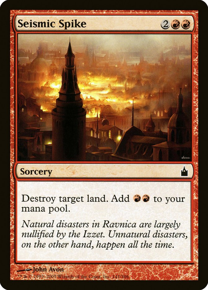 Seismic Spike [Ravnica: City of Guilds] | Gamer Loot
