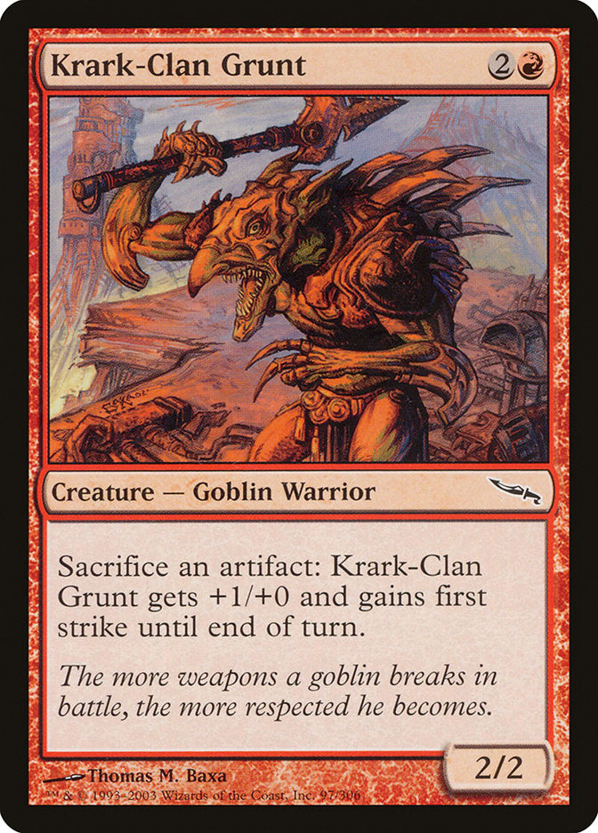 Krark-Clan Grunt [Mirrodin] | Gamer Loot