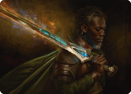 Anduril, Flame of the West Art Card [The Lord of the Rings: Tales of Middle-earth Art Series] | Gamer Loot