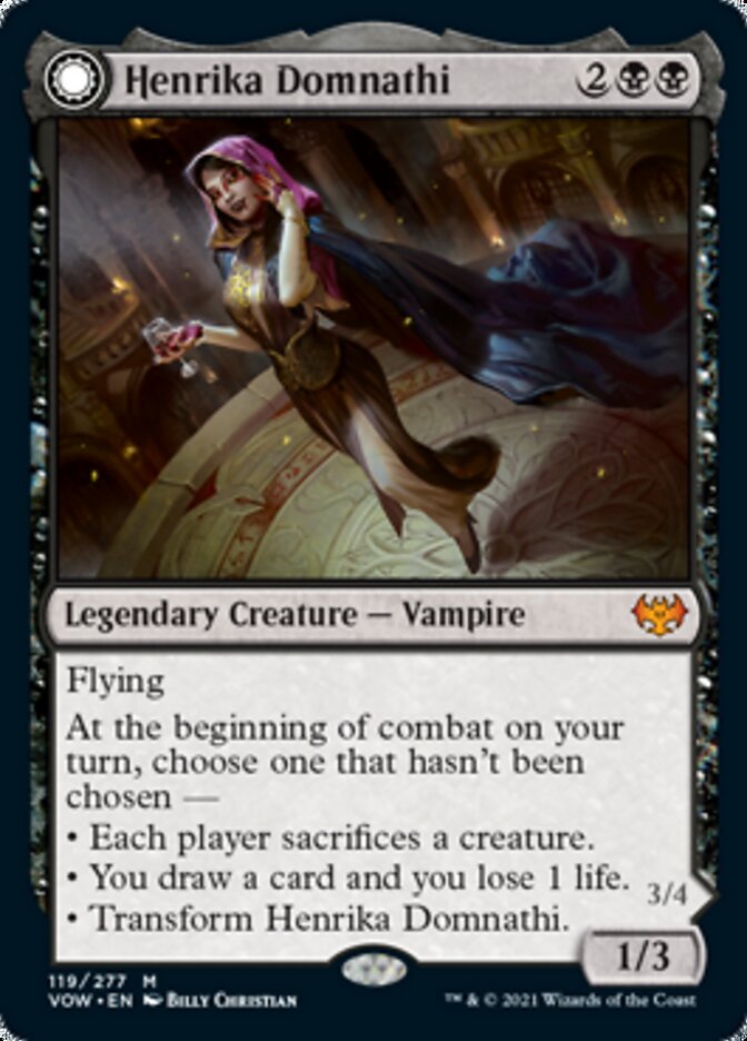 Henrika Domnathi // Henrika, Infernal Seer [Innistrad: Crimson Vow] | Gamer Loot