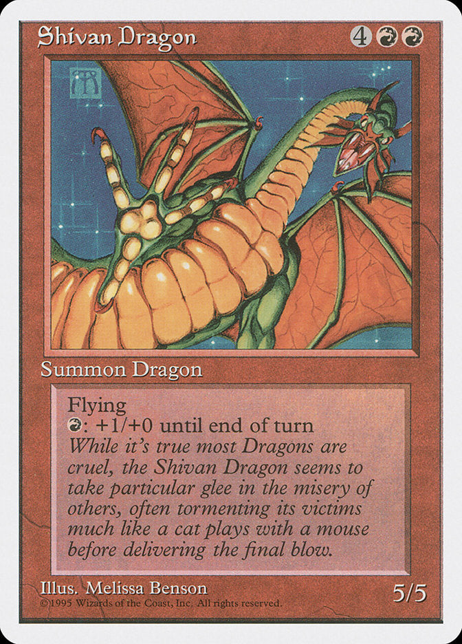 Shivan Dragon [Fourth Edition] | Gamer Loot