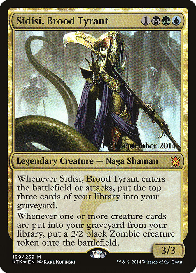 Sidisi, Brood Tyrant  [Khans of Tarkir Prerelease Promos] | Gamer Loot