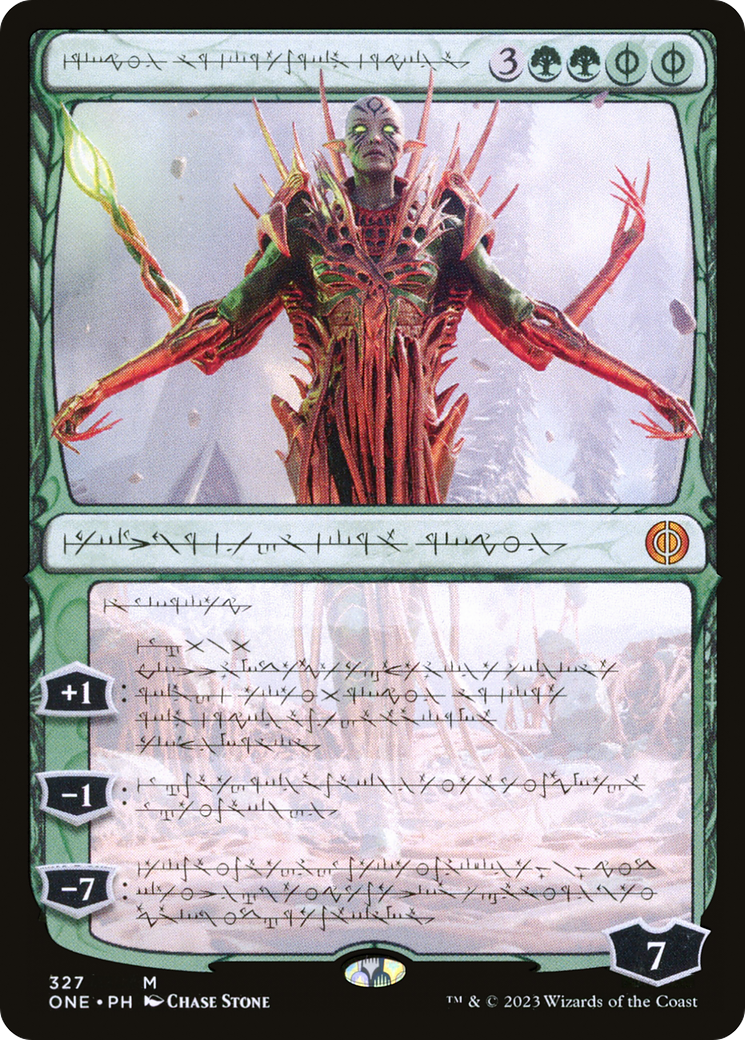 Nissa, Ascended Animist (Phyrexian) [Phyrexia: All Will Be One] | Gamer Loot