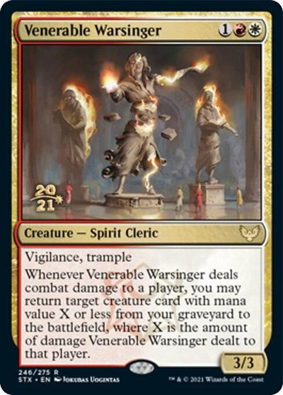 Venerable Warsinger [Strixhaven: School of Mages Prerelease Promos] | Gamer Loot