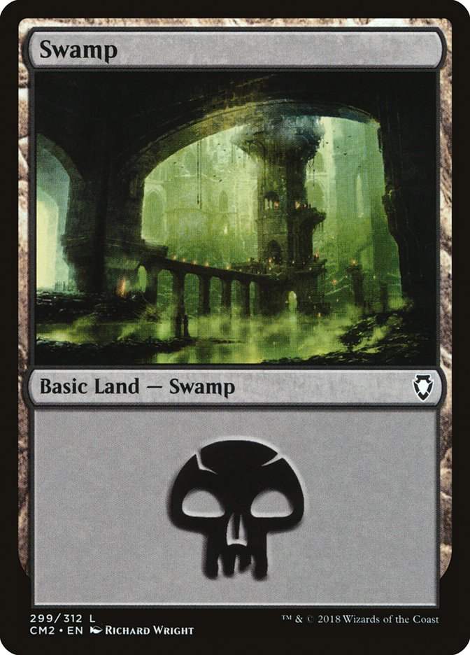 Swamp (299) [Commander Anthology Volume II] | Gamer Loot