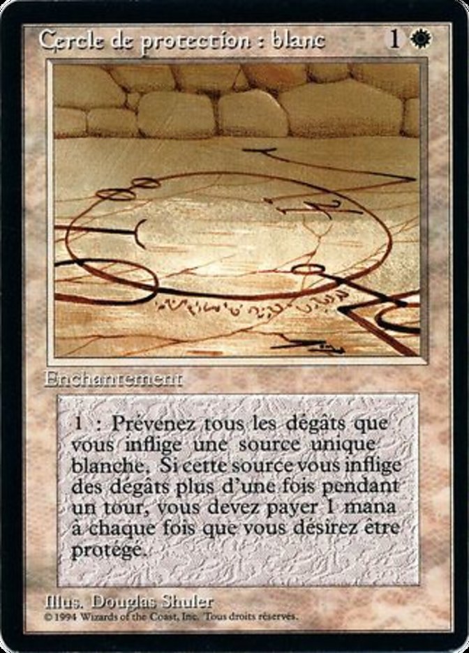 Circle of Protection: White [Foreign Black Border] | Gamer Loot