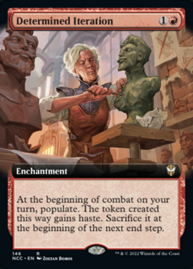 Determined Iteration (Extended Art) [Streets of New Capenna Commander] | Gamer Loot