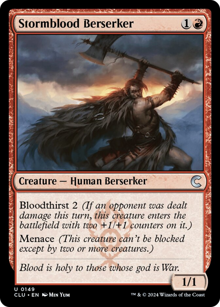 Stormblood Berserker [Ravnica: Clue Edition] | Gamer Loot