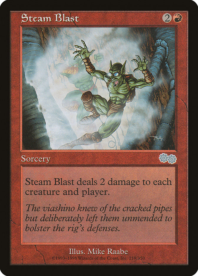 Steam Blast [Urza's Saga] | Gamer Loot