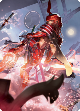 Peerless Samurai Art Card [Kamigawa: Neon Dynasty Art Series] | Gamer Loot