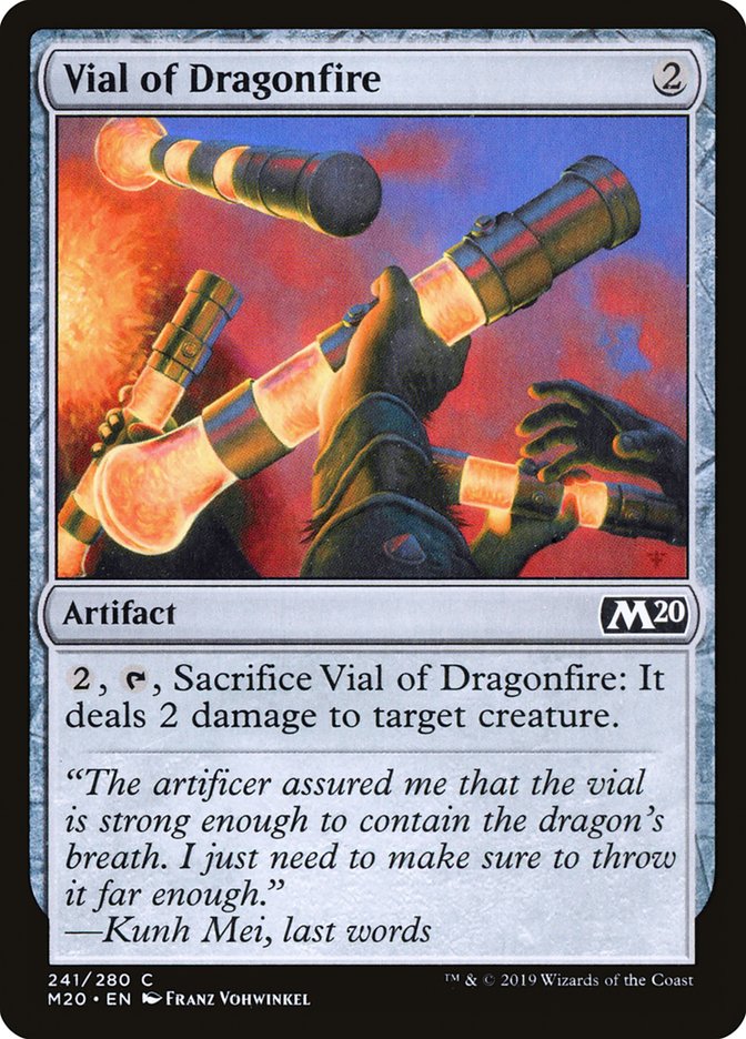 Vial of Dragonfire [Core Set 2020] | Gamer Loot