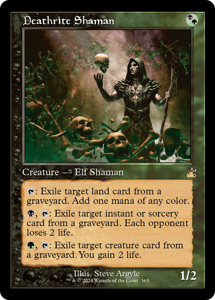 Deathrite Shaman (Retro Frame) [Ravnica Remastered] | Gamer Loot