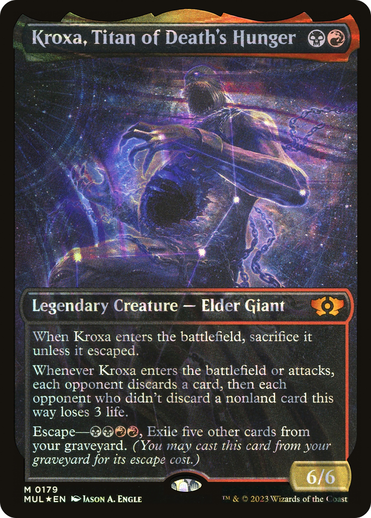 Kroxa, Titan of Death's Hunger (Halo Foil) [Multiverse Legends] | Gamer Loot